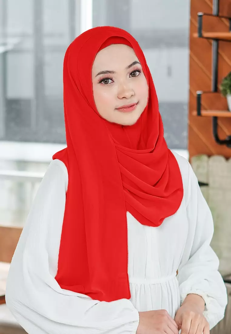 HIJAB INSTAN SHEILA - RED