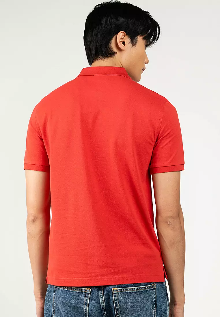 Regular Fit Shield Piqué Polo Shirt