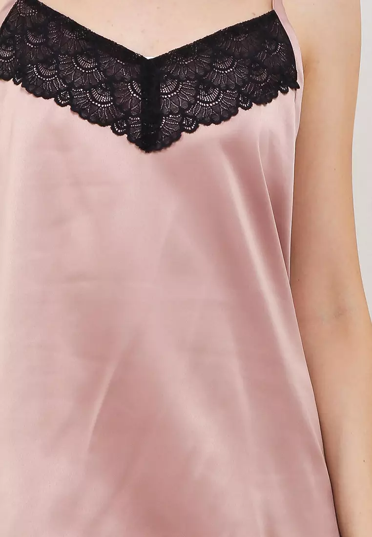 Kimono Satin Silk Set Seksi Sexy Daster Tanktop Sleepwear