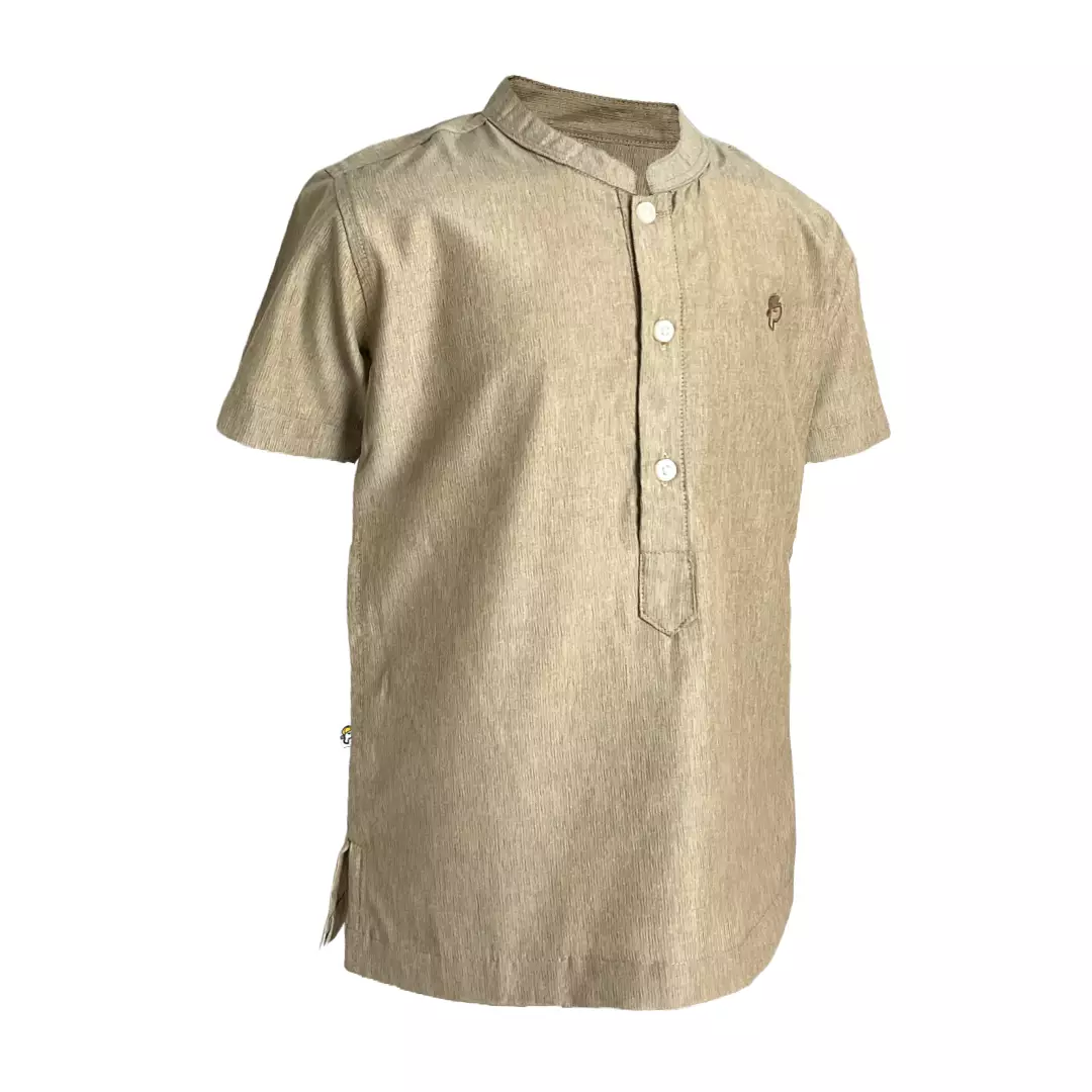 Pingu Koko Anak Laki Laki Shanghai Polos Pendek Coklat 91703528