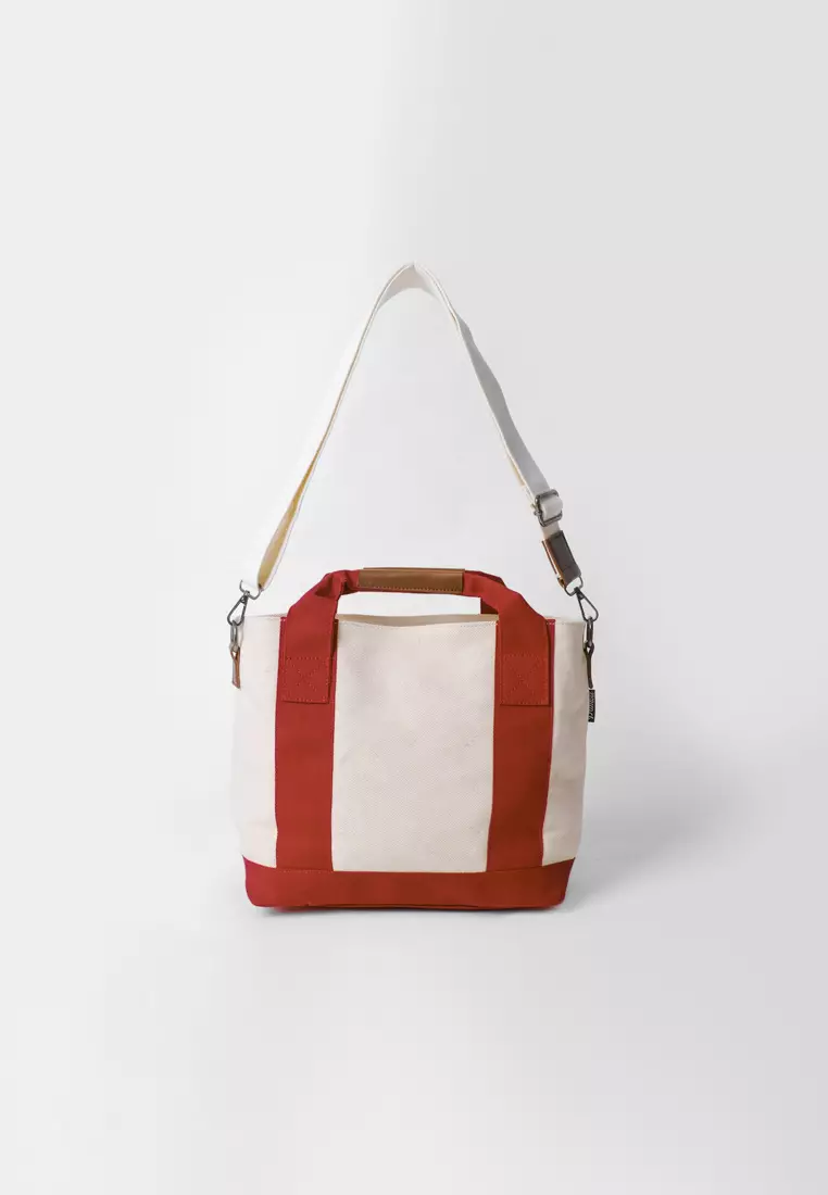 Pamole - Tas Selempang Wanita Bahan Kanvas Penutup Resleting - Kelly Series Comb Orange