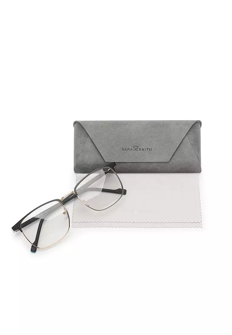 Unisex Photochromic Square Sunglasses - Gold