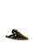 Berrybenka 綠色 綢緞點綴穆勒鞋 67821SH613F461GS_2