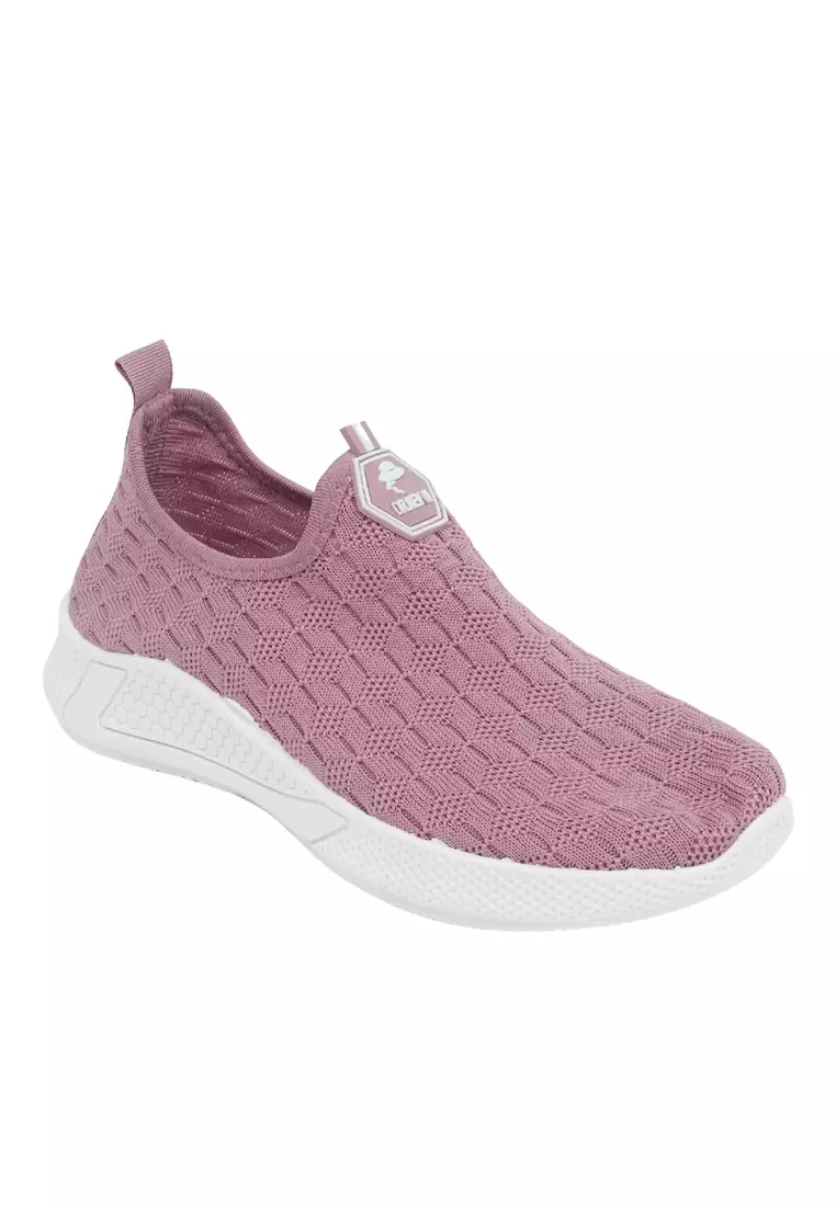Dr. Kevin Sepatu Olahraga Wanita Sneakers Flyknit Slip On 589-062
