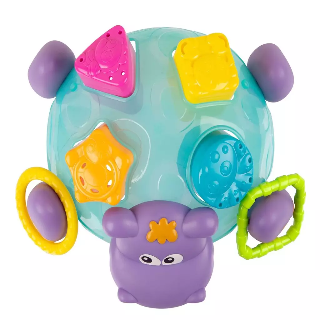 Playgro Float Along Hippo Shape Sorter - Mainan Aktivitas Bayi