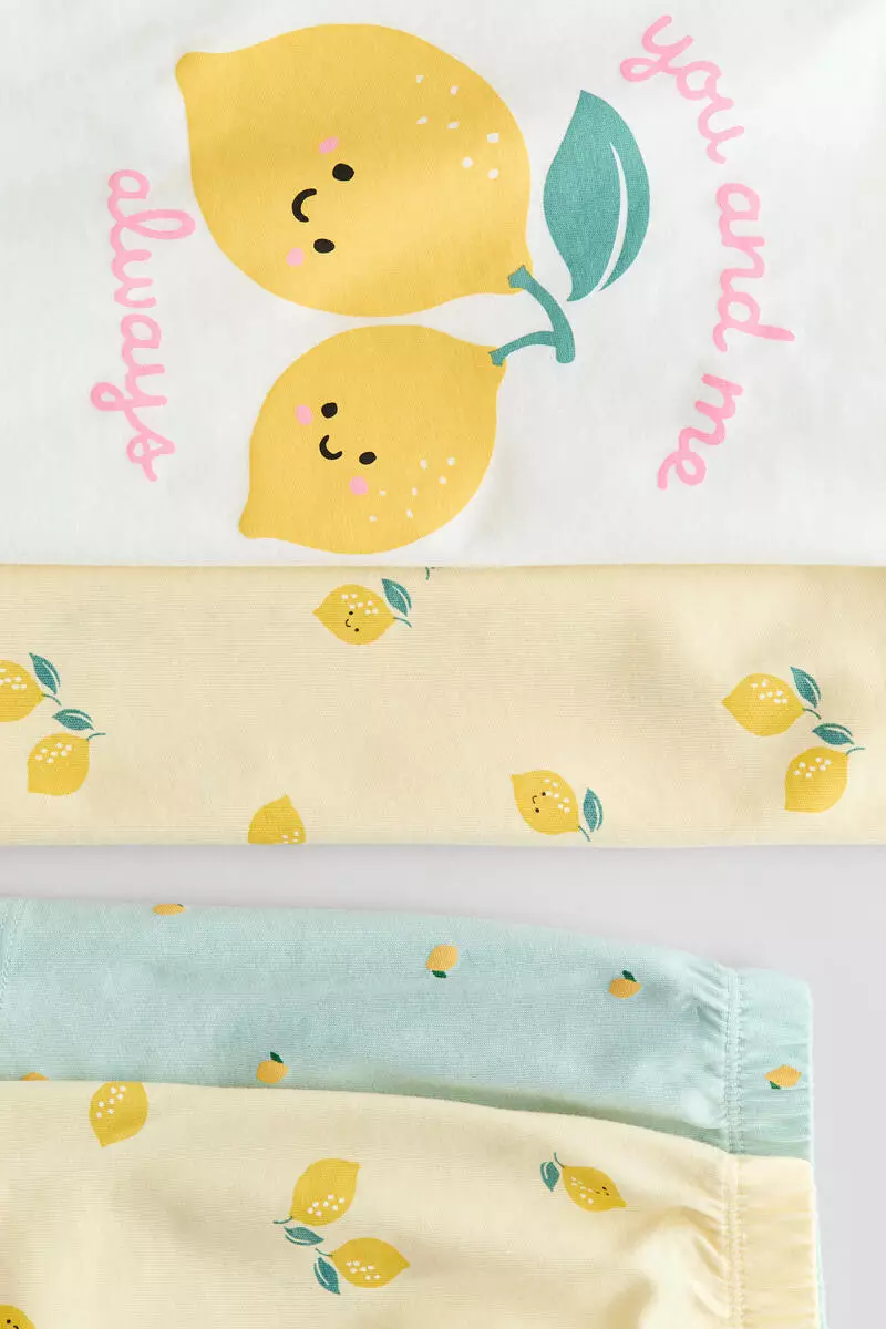2-pack flutter-sleeve pyjamas