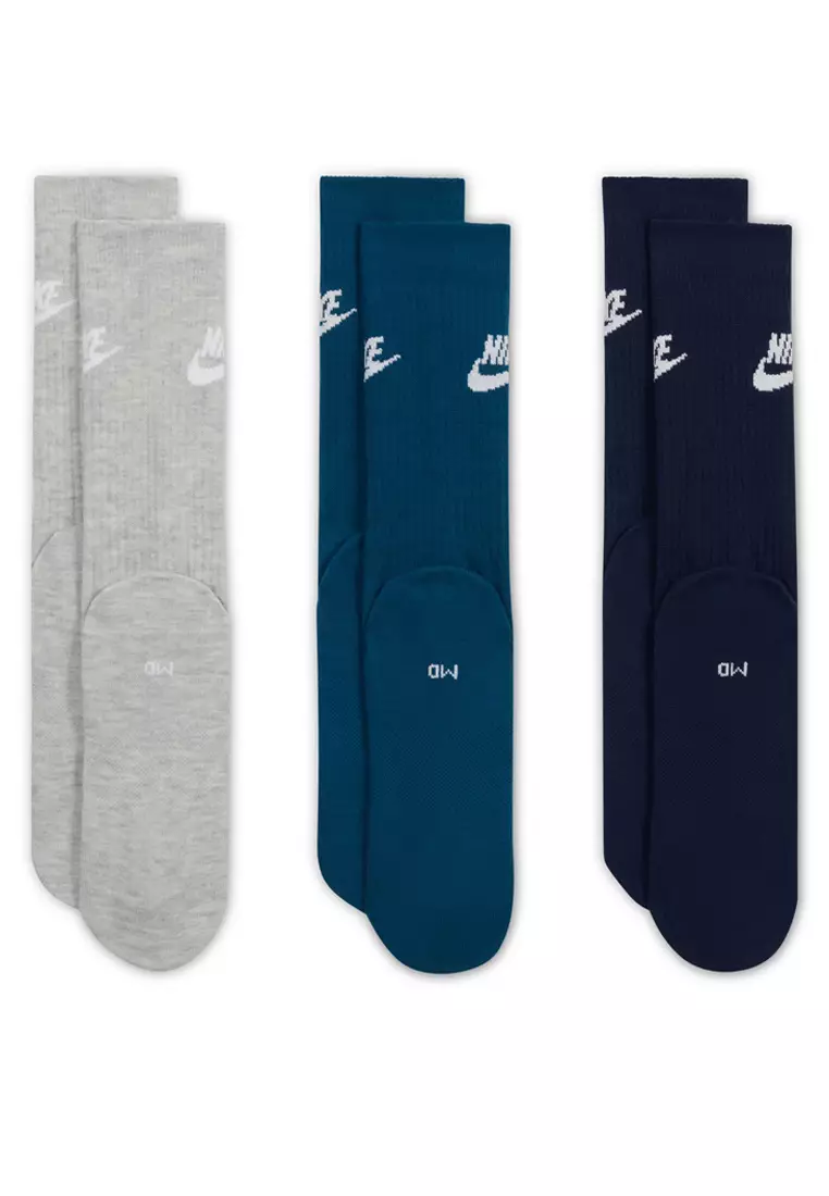 Sportswear Everyday Essential Crew Socks (3 Pairs)