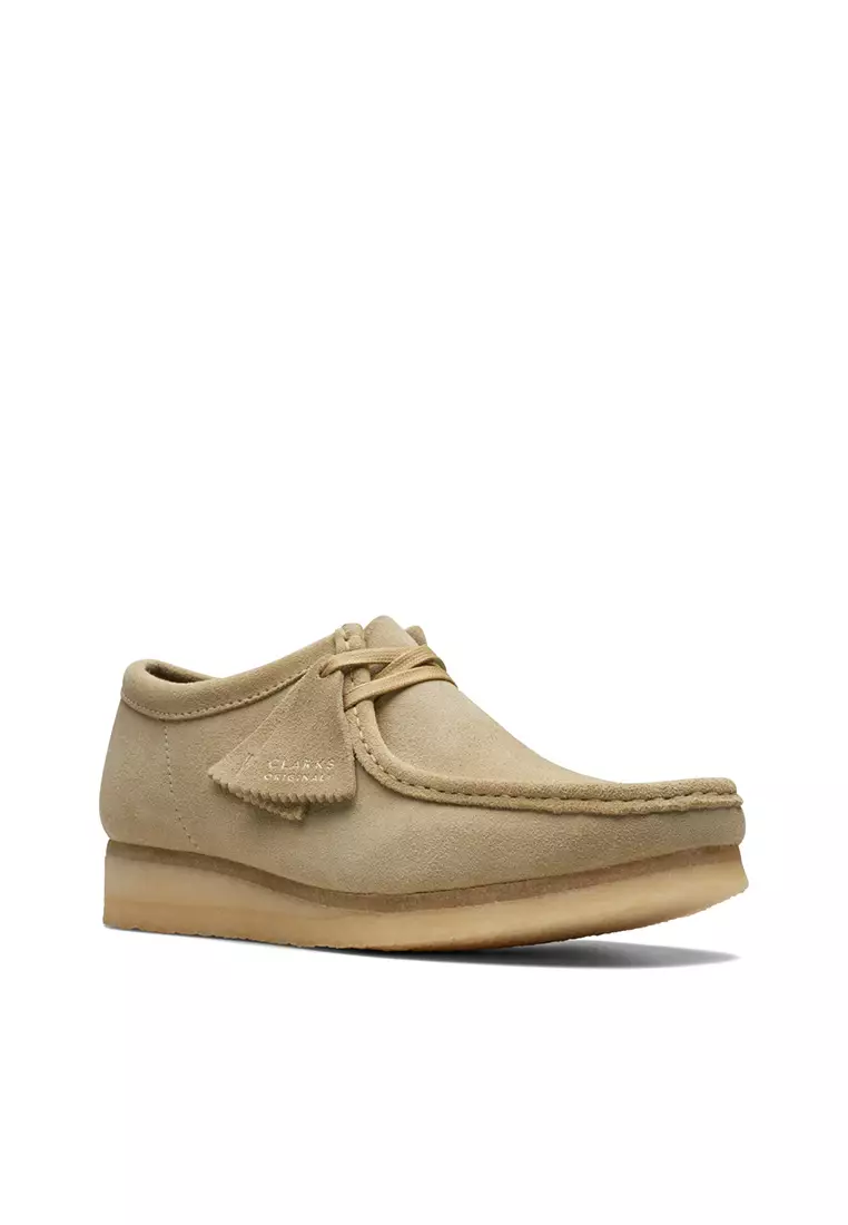 Mens Wallabee Shoes - Maple Suede