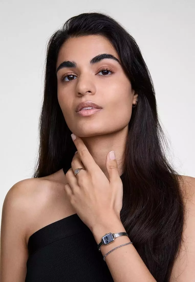 Classic Tennis Bracelet Nightfall Silver - Unisex Bracelet for women and men stainless steel Bracelet DW Official Authentic Original gelang tangan perempuan lelaki DW