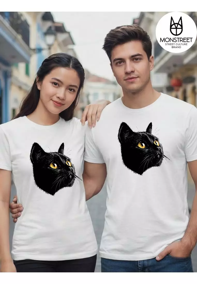 Monstreet Kaos Katun Combed 24S Grafis Reguler Fit Putih Tshirt UTR289 Cotton Combed 24S Graphic Tshirt Regular Fit White Tshirt Unisex
