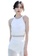 A-IN GIRLS white (2PCS) Elegant Mesh One Piece Swimsuit Set A2986US9EEC32FGS_1