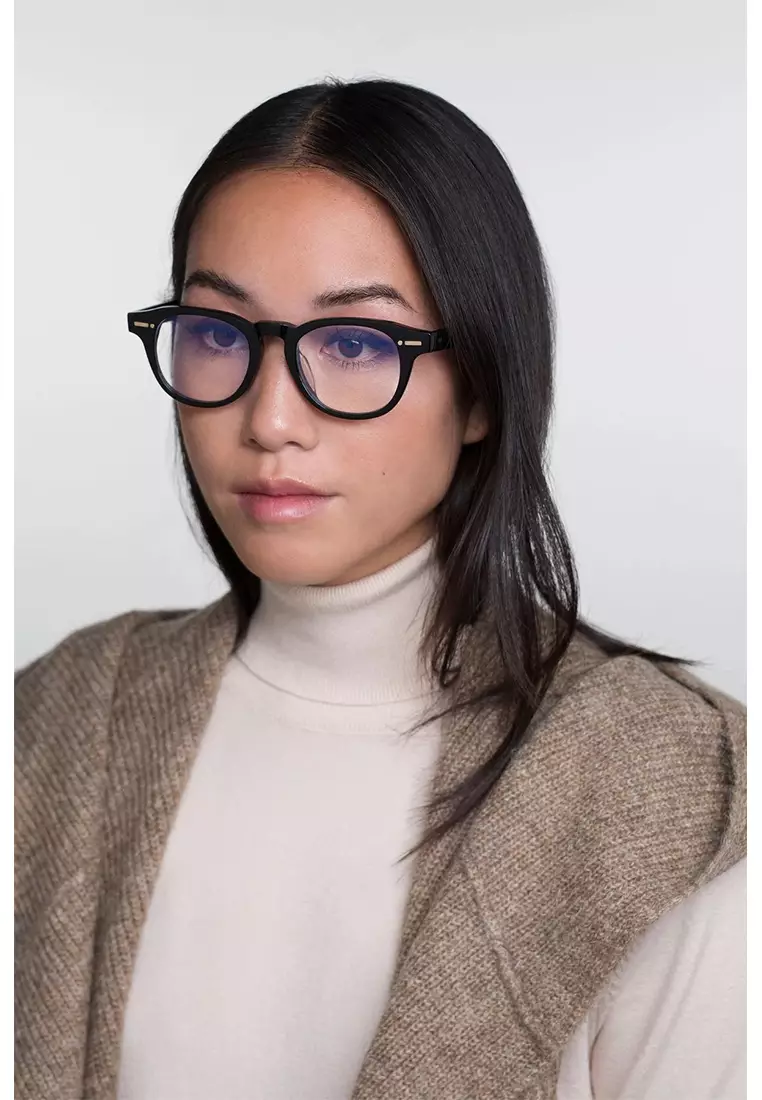 Rocky (OP391-Black) Luxury Anti-Radiation/Computer Eyeglasses from London for Women