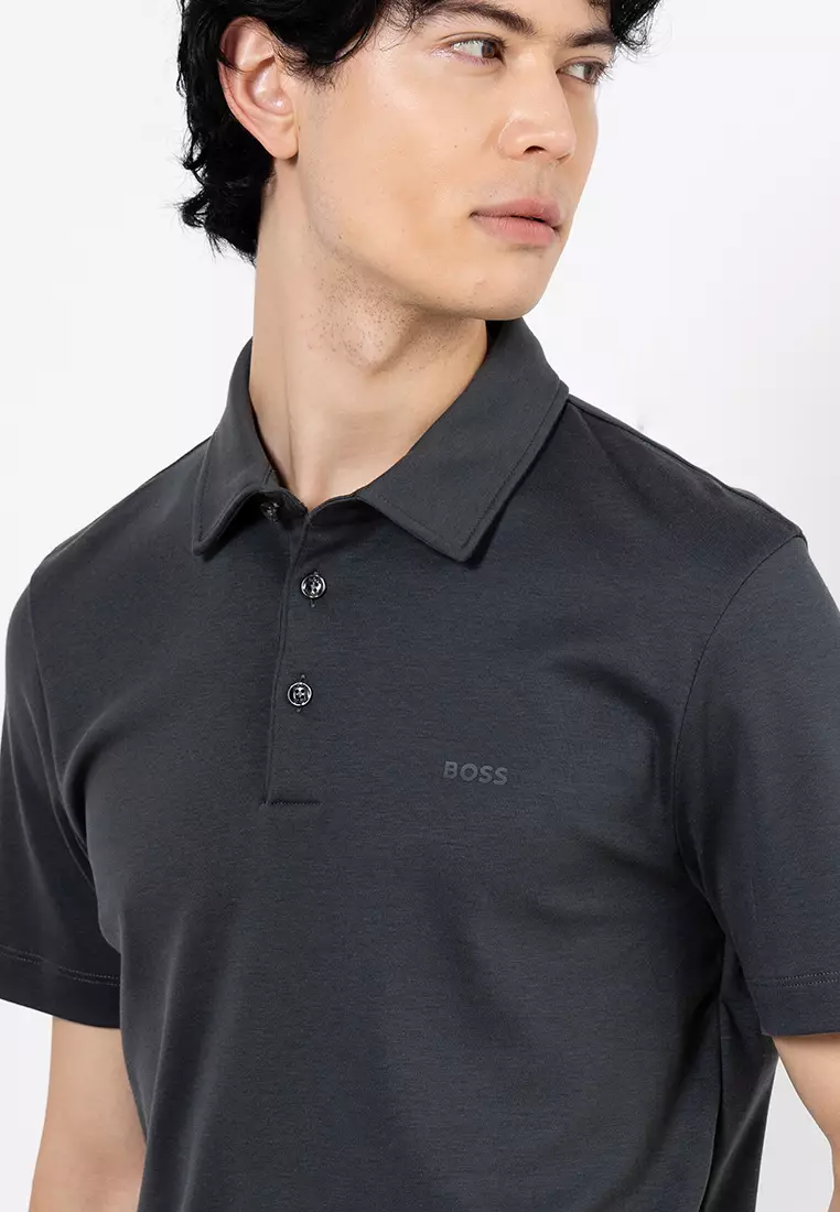 Interlock Slim Fit Polo Shirt - BOSS Mainline