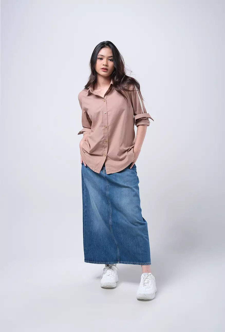 Kemeja Wanita Iris Brown