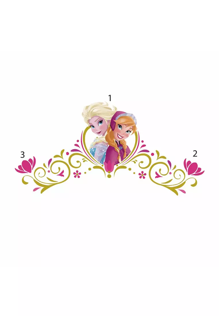 Jual Disney Frozen Springtime Custom Headboard Giant Wall Decals With ...