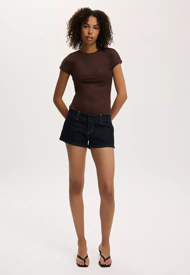 Asha Mesh Short Sleeve Tee