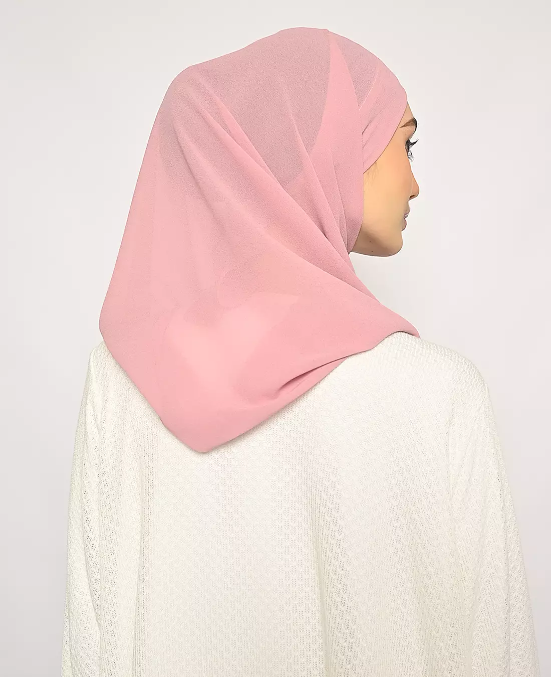 Pasmina Instan Lasercut Cerutti Dusty Pink