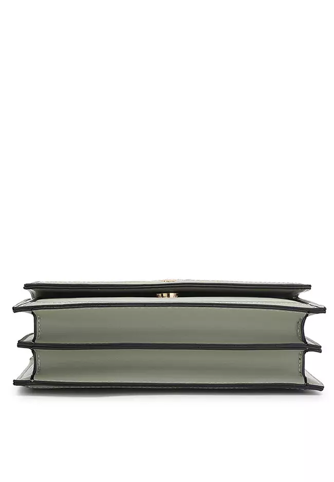 Flap Shoulder Bag / Sling Bag / Crossbody Bag - Green