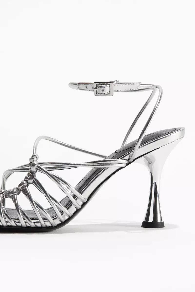 Heeled strappy sandals