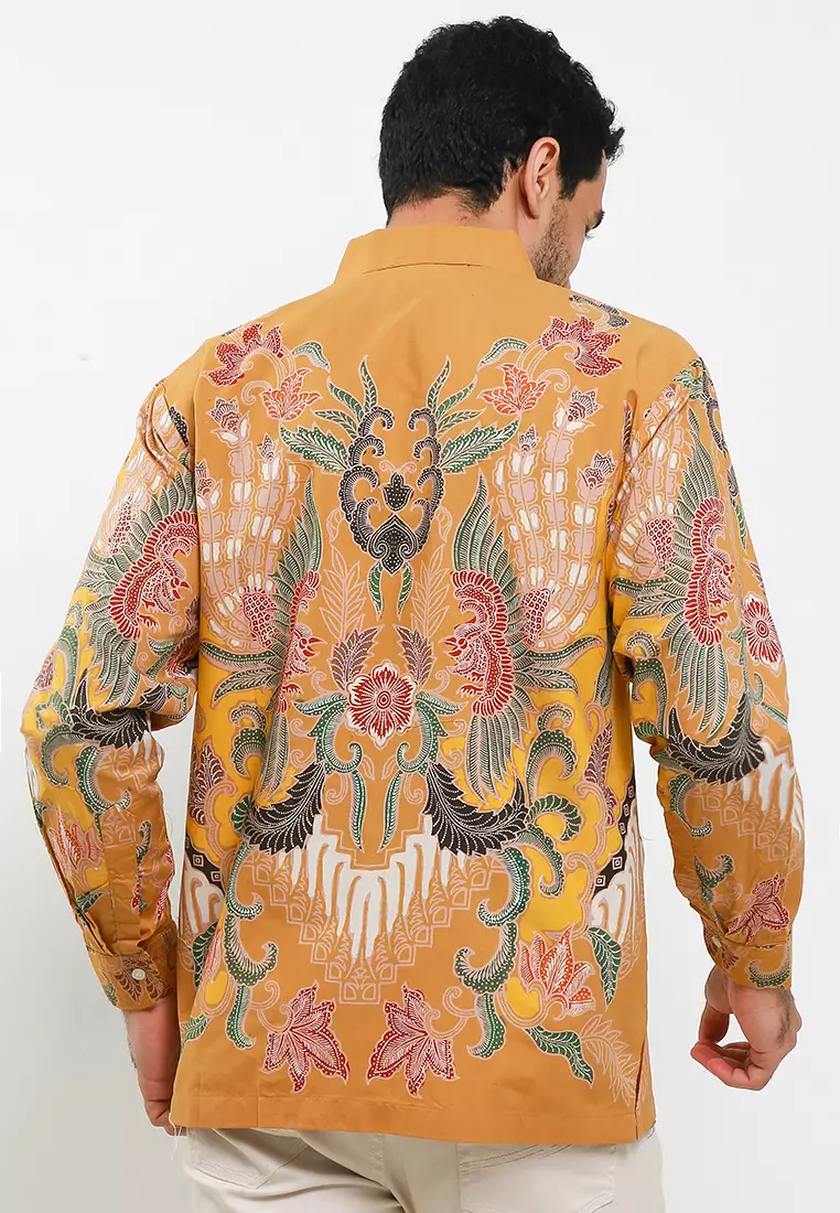Jagaditaya Kemeja Batik Tulis Premium Pria Casual Modern Lengan Panjang