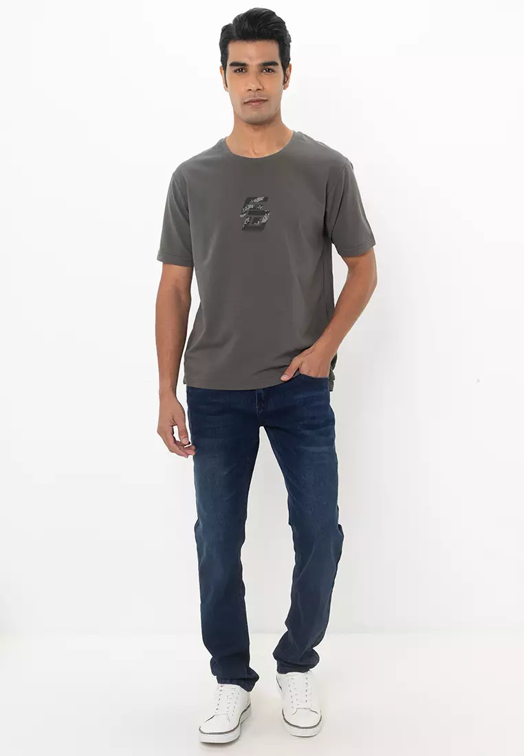 Slim Fit Stretchable Washed Denim Jeans