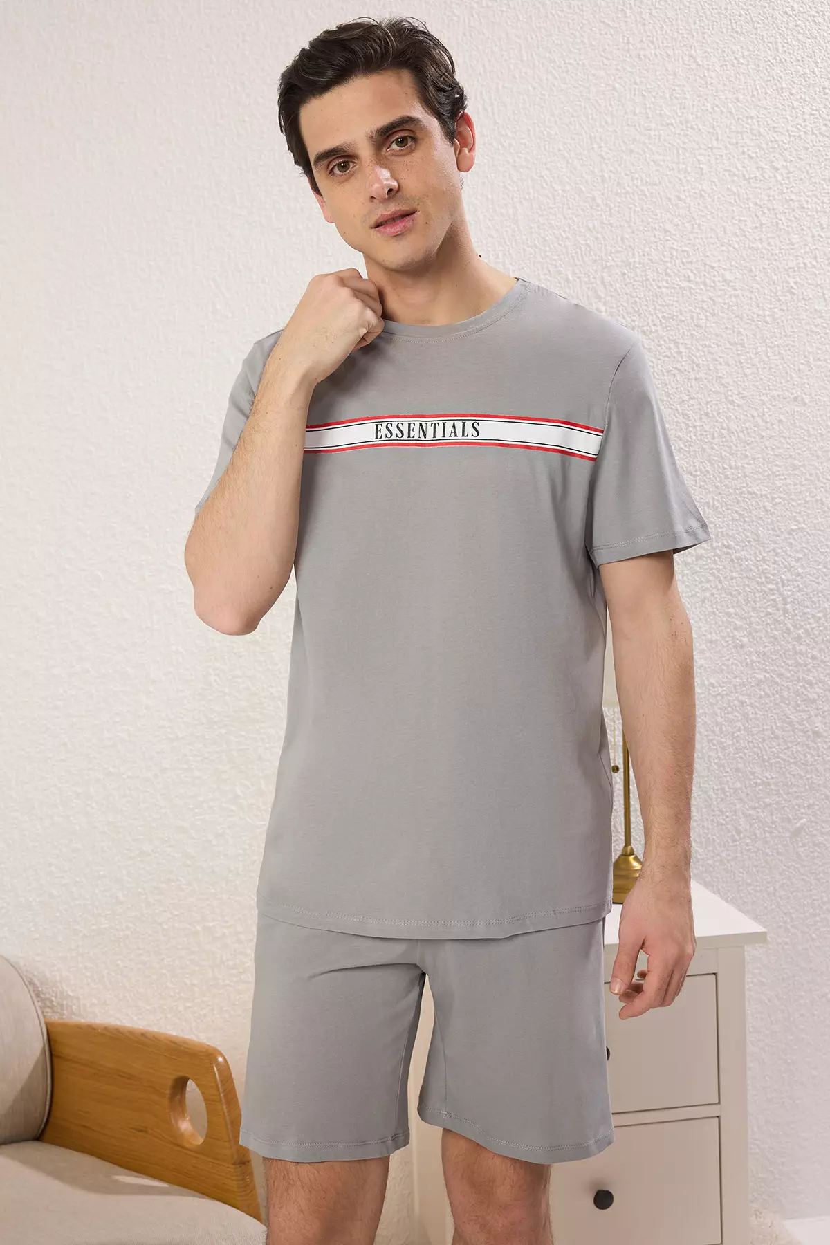 Regular Fit Printed Pyjamas Set