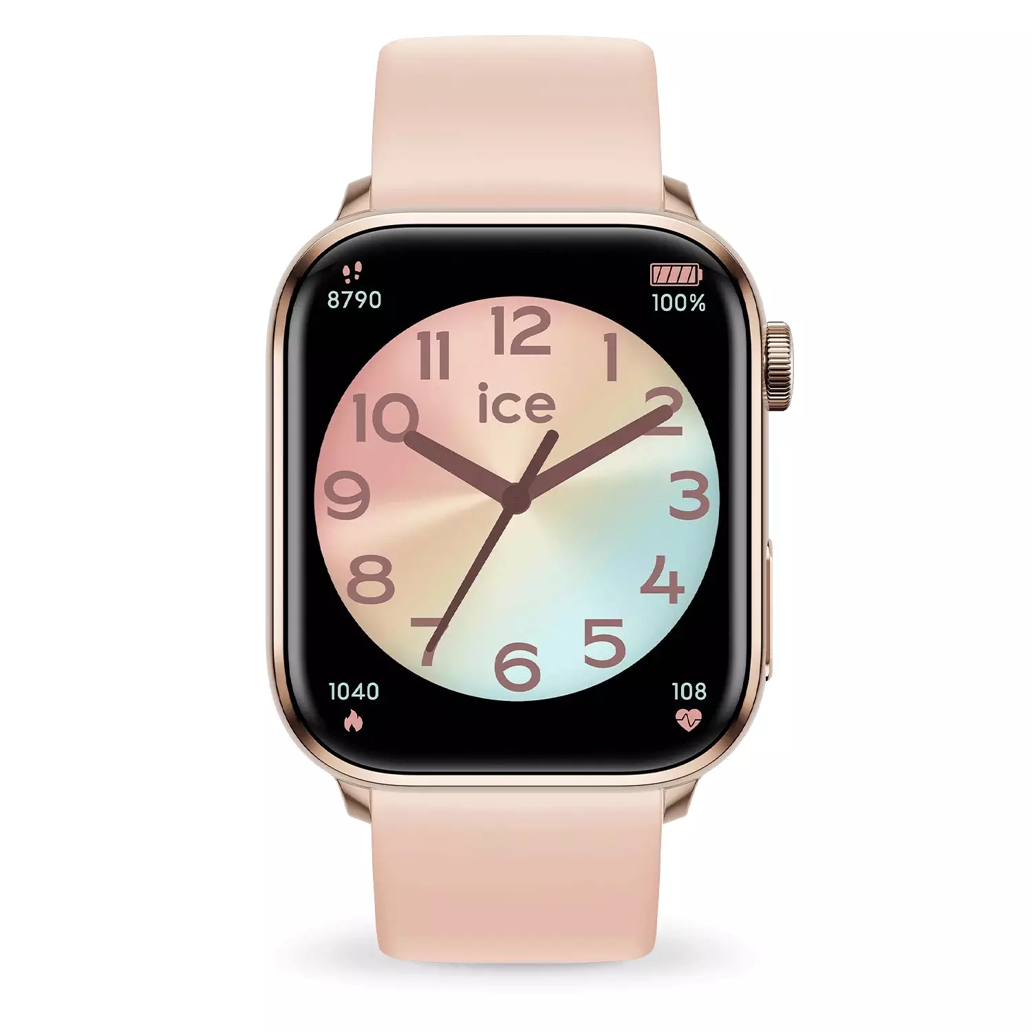 ICE Smart Watch 2.0 rectangular 1.96 - Rose-Gold Nude 39x48mm [022538]