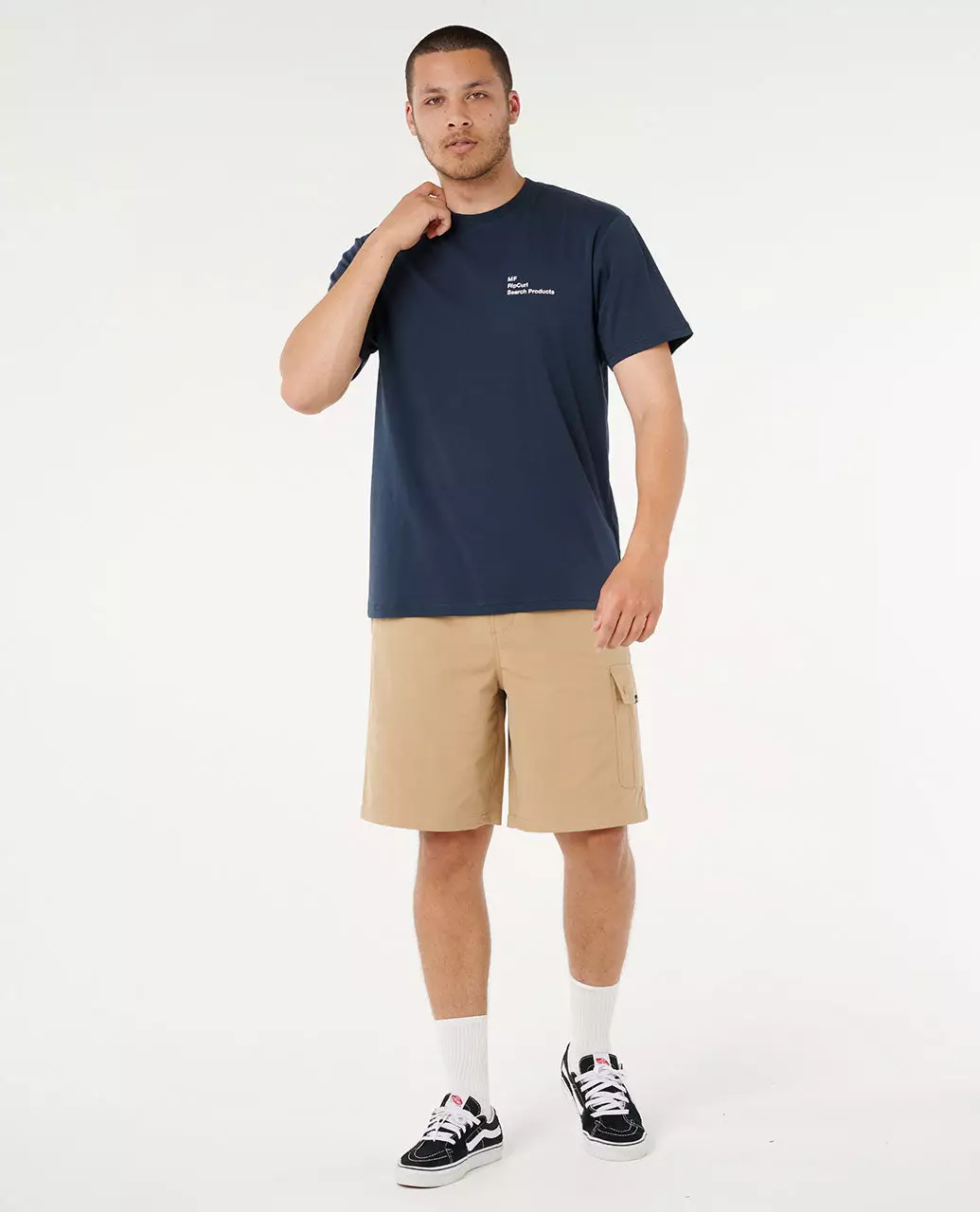 Rip Curl Men Vaporcool Mick Fanning Fade Tee - Dark Navy