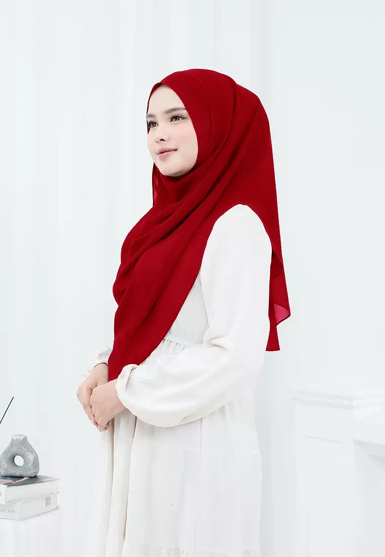 HIJAB INSTAN ZHAZA - MAROON