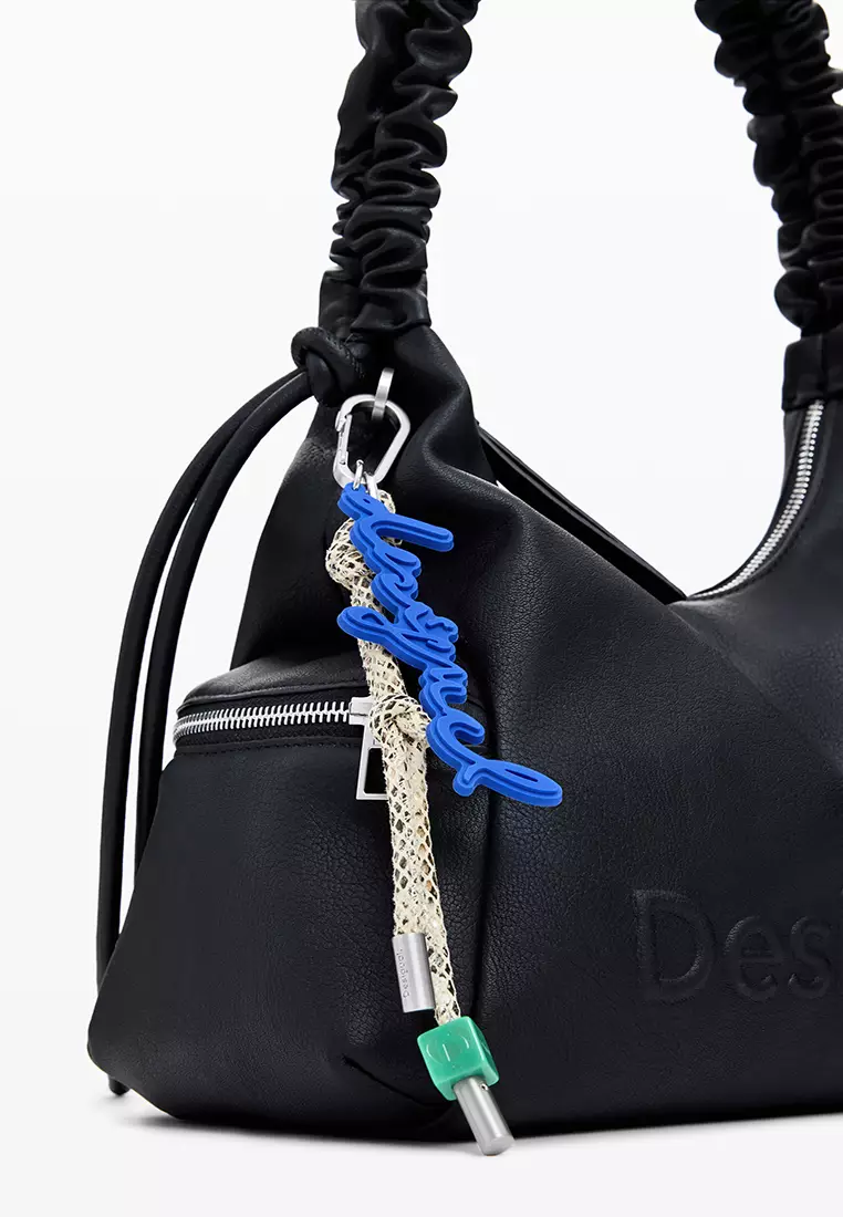 Medium 3D logo bag with ruched handle