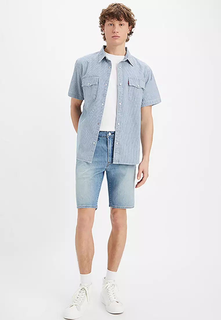 Levi's® 男士 405 經典直筒牛仔短褲