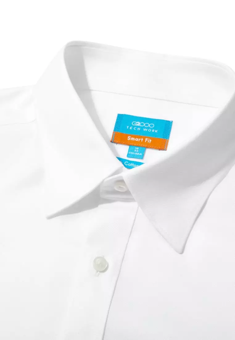 G2000 Non-Iron Cotton Stretch Smart Fit Oxford Shirt