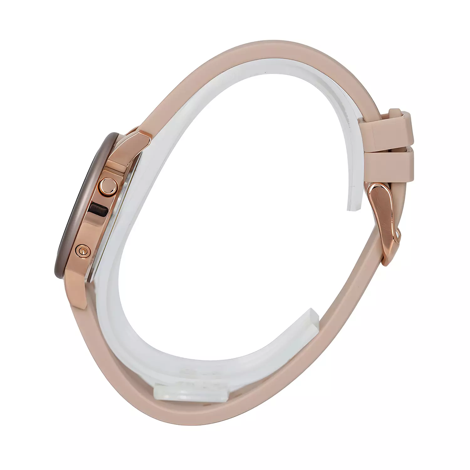 Alexandre Christie DiGi - Jam Tangan Digital Wanita - Rosegold Case - Pink Rubber Strap - 9393 LHRRGPNBA