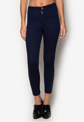 Powerstretch High-Waisted Jeans (Blue)