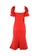 Trendyol red Sweetheart Neck Dress EFAE9AAEC16838GS_2