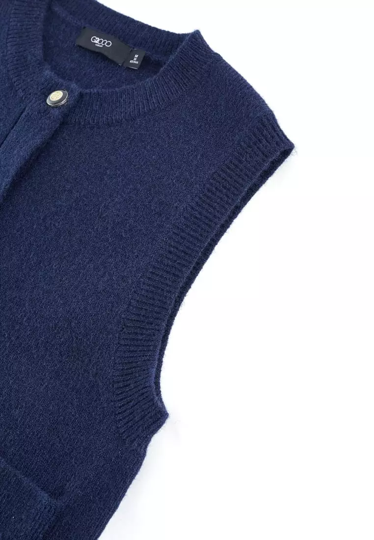G2000 Pocket Detail Sweater Vest