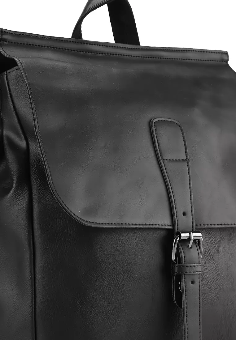 Distressed Leather Hunter Backpack