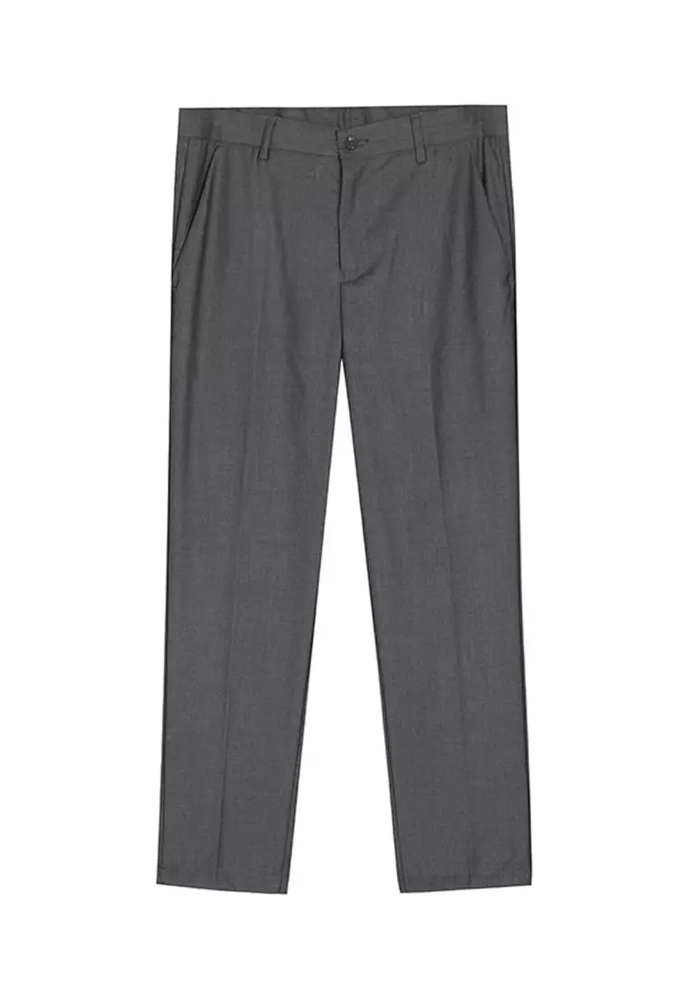 Como Structure Suit Pants - Dark Grey –