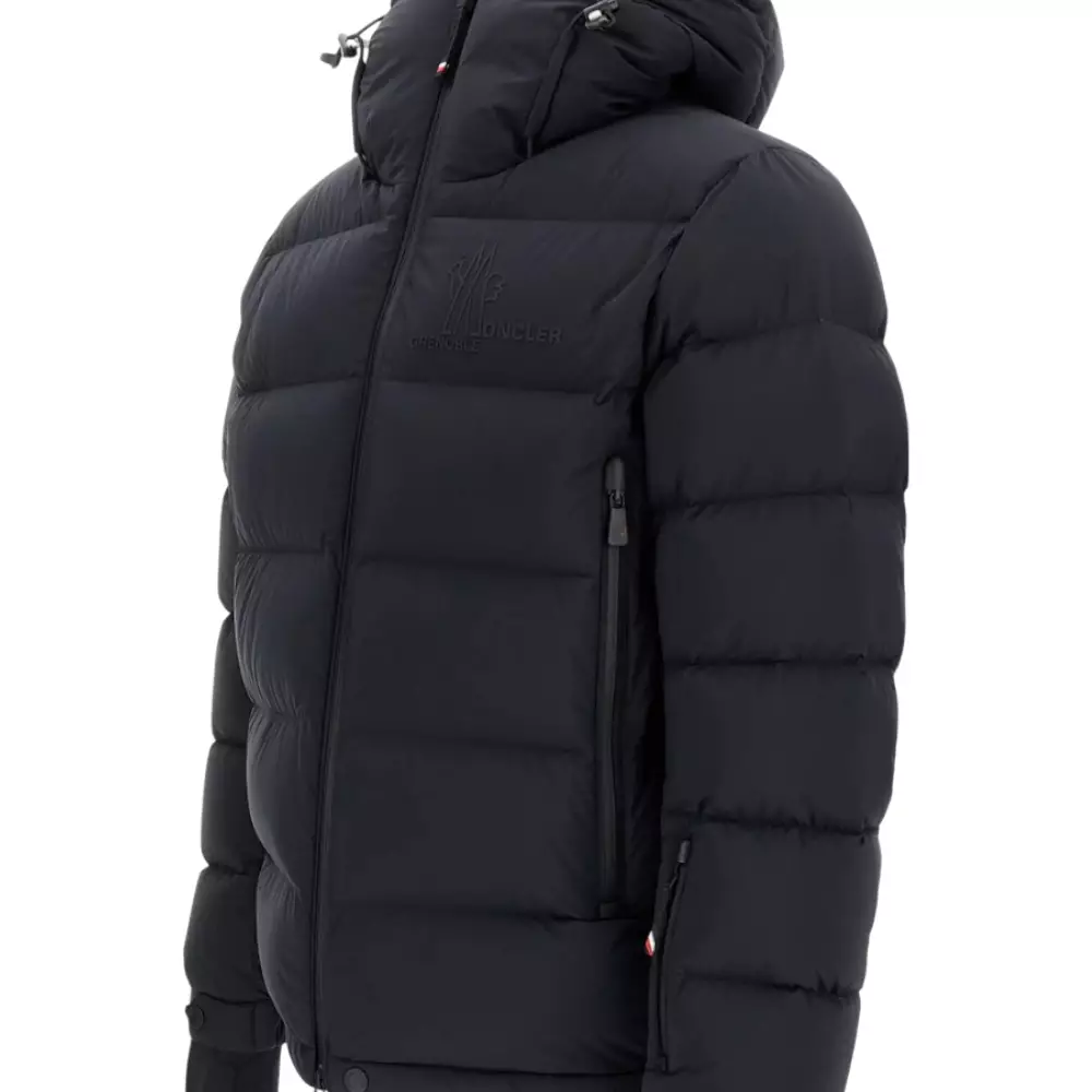 Isorno Nylon Down Jacket Black
