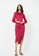 FORCAST pink FORCAST Cassidy Draped Dress 72BF9AA230AC7AGS_1