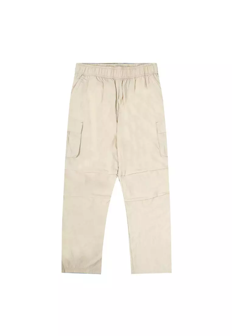 Greenlight Women's Long Cargo Pants Loose Fit Nylon Taslan Naho HP-C081225