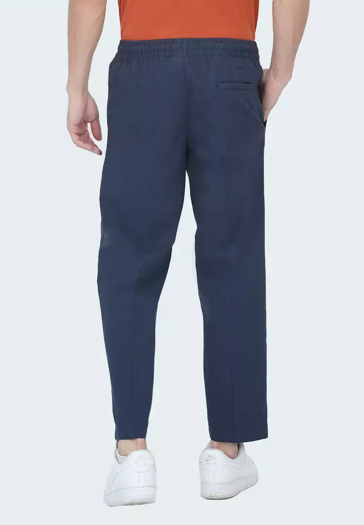 LGS - Celana Kulot Katun - Baggy Pants - Karet Pinggang - Regular Fit - Cream - CKP.578.001.001.C