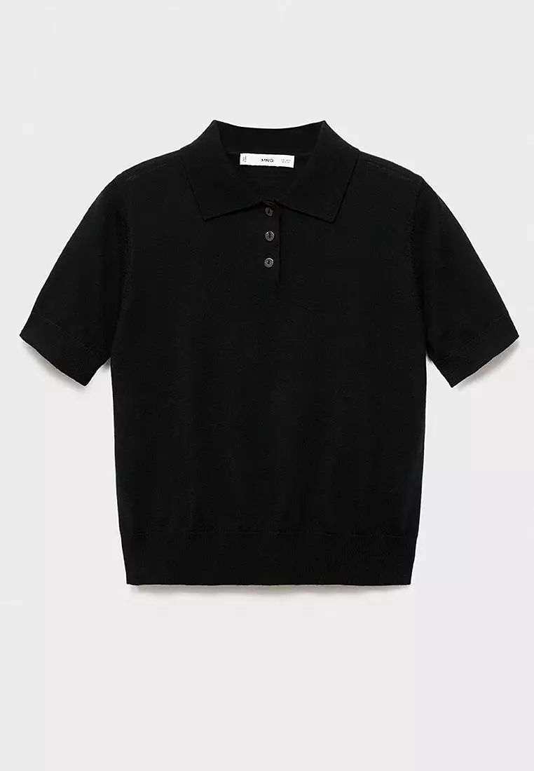 100% Wool Polo-Neck Sweater