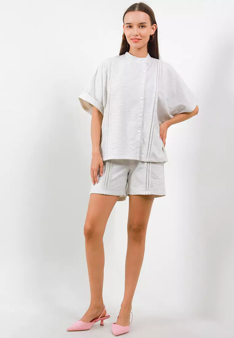 Atasan Top Bawahan Set Short Pants Celana Pendek Wanita