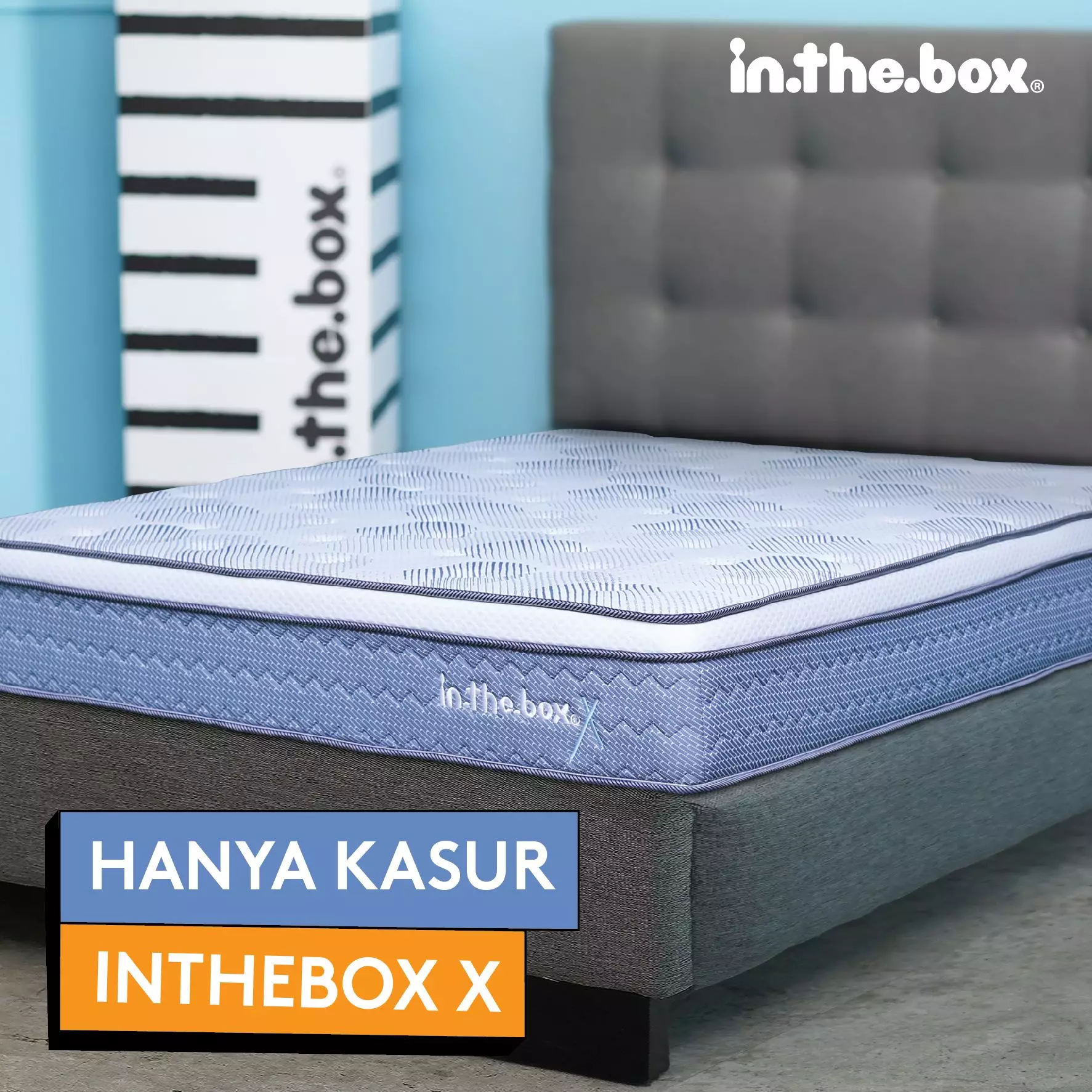 Jual in.the.box Kasur Spring Bed IN THE BOX X FREE Bantal160x200