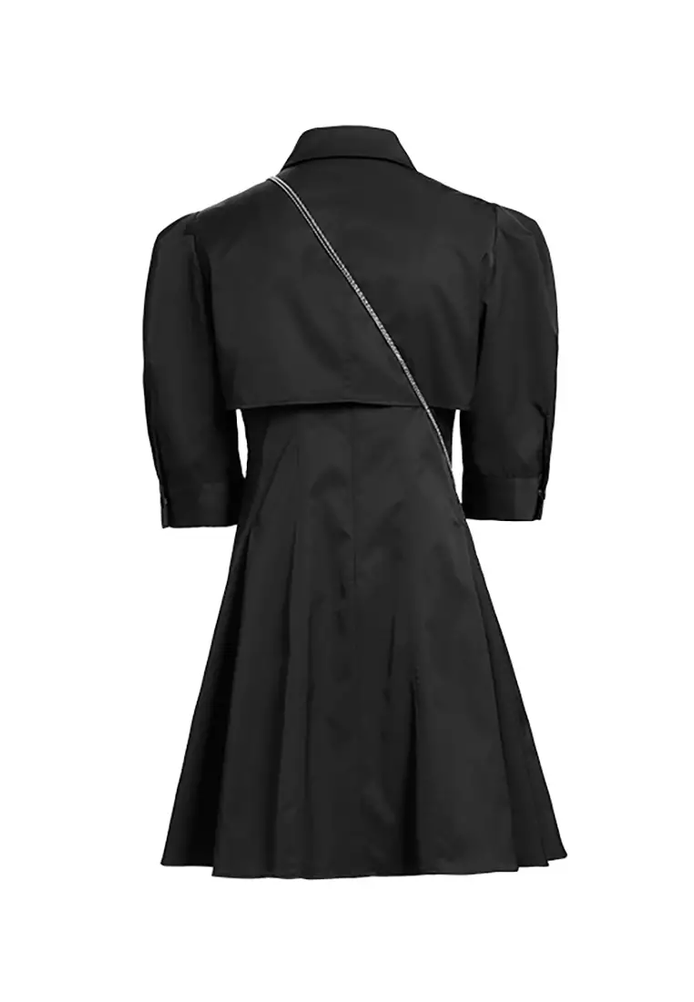 Chest Layered Design Smart Casual Dress