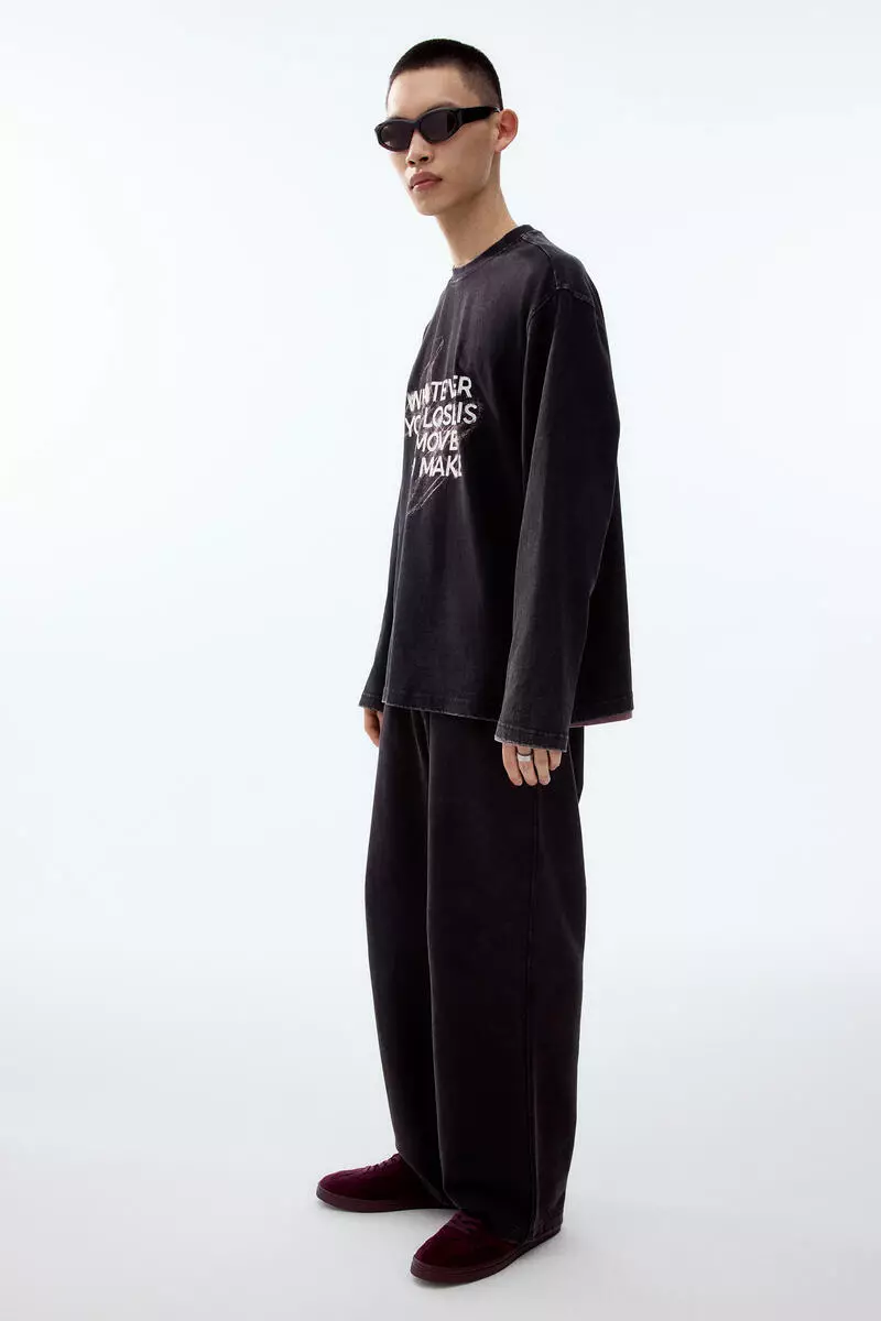 Loose Fit Long-sleeved T-shirt