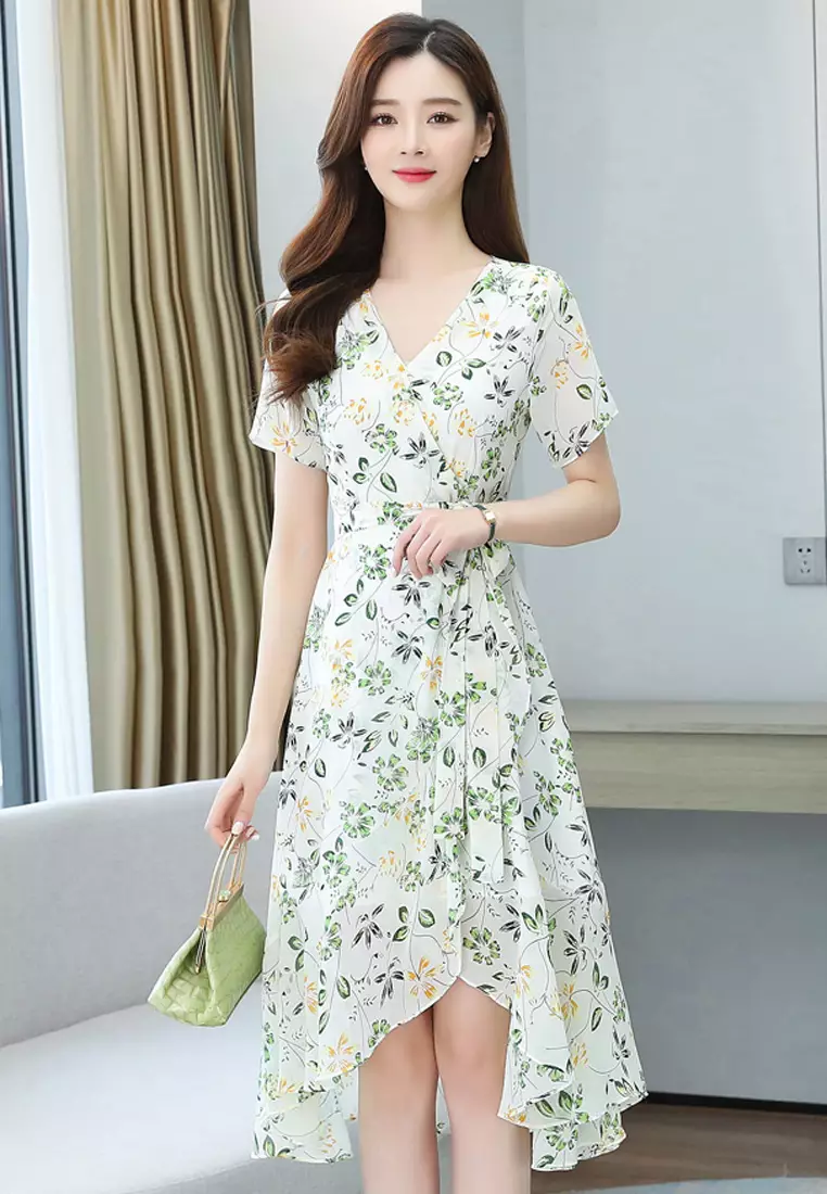 Halo Floral Printed Dress 2024 Buy Halo Online ZALORA Hong Kong   Halo 0583 4260126 8 