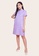 L'zzie purple LZZIE FLORAL CATS DETACHABLE COLLAR CHEONGSAM DRESS - PURPLE B9D36AA3B54056GS_1