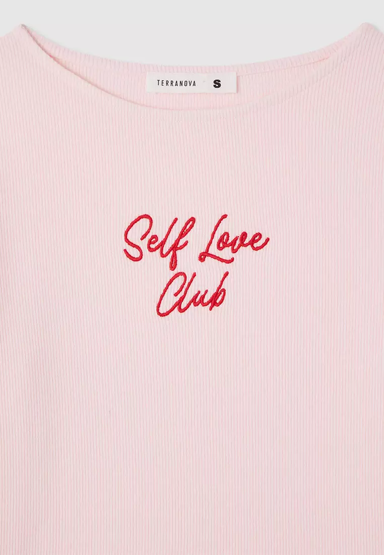 Women's Crop T-shirt with Side Bows